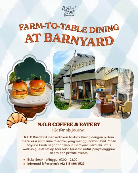 Farm-to-table dining at Barnyard poster